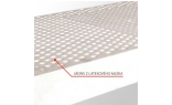 Detail kvalitní latexové matrace 140 x 200 cm LATEX 3 EXCLUSIVE