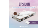 Luxusní ortopedická taštičková matrace EPSILON: jádro MICROPOCKET, 7-zónové jádro, oboustranná matrace, obsahuje latex, kokosovou vrstvu, HR pěnu, patří mezi nejvyšší taštičkové matrace.