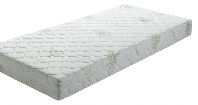 Anatomická matrace s BIO pěnou 200 x 80 cm OMEGA FLEX v luxusním potahu Aloe Vera