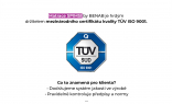 TUV certifikovaná kvalita výroby zdravotních matrací SPIMSI