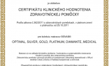 Klinické hodnocení: Kvalitní pěnová matrace 1+1  ZERO z kolekce OPTIMAL klinicky hodnocená jako zdravotní pomůcka