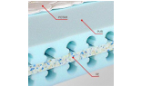 Složení - sendvičová anatomická matrace  VIOLA 