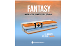 Matrace FANTASY s paměťovou pěnou 1+1 reaguje na teplo i tlak a tím se dokonale přizpůsobí křivkám těla. Pohodlí zajistí masážní profil z paměťové pěny s výškou 3 cm v nejvyšším bodě profilování.